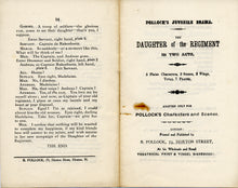 Load image into Gallery viewer, Toy Theatre - Reproduction Play - Pollock's Daughter of the Regiment