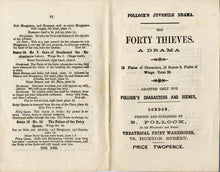 Load image into Gallery viewer, Toy Theatre - Reproduction Play - Pollock's The Forty Thieves