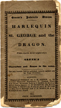 Load image into Gallery viewer, Toy Theatre - Reproduction Play - JK Green's St George & the Dragon