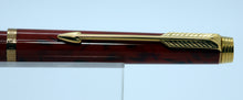Load image into Gallery viewer, Parker 180 - Red Jasper Quartz with F/B Gold Triangular 2-Sided Nib - P0940