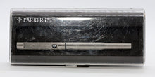 Load image into Gallery viewer, Parker 25 Black Trim MkIII - Flighter with Stainless Steel Medium Nib - P1117