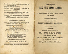 Load image into Gallery viewer, Toy Theatre - Reproduction Play - Pollock's Jack the Giant Killer