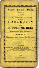 Load image into Gallery viewer, Toy Theatre - Reproduction Play - JK Green's Harlequin Riddle-Me-Ree