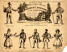 Load image into Gallery viewer, Toy Theatre - Reproduction Play - JK Green's Robert Macaire