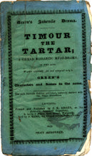Load image into Gallery viewer, Toy Theatre - Reproduction Play - JK Green's Timour the Tartar *