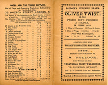 Load image into Gallery viewer, Toy Theatre - Reproduction Play - Pollock's Oliver Twist