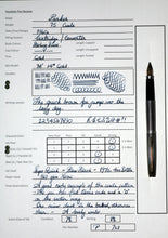 Load image into Gallery viewer, Z-Parker 75 Cisele - Sterling Silver - M Medium Point 14k Gold Nib