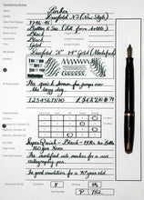 Load image into Gallery viewer, Z-Parker Duofold NS in Black with 14ct Gold Nib