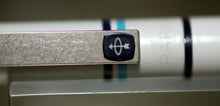Load image into Gallery viewer, Z-Parker 25 Mk III - Epoxy Resin White with Blue Trim - Medium Point Nib
