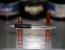 Load image into Gallery viewer, Z-Parker 75 Jasper Red Laque - XF Extra Fine Point 14k Gold Nib