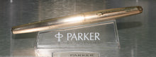 Load image into Gallery viewer, Z-Parker 61 in Cirrus Cloud Gold - Broad Italic Point 14k Gold Nib