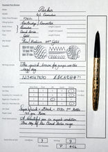 Load image into Gallery viewer, Z-Parker 61 in Cumulus Cloud Gold - Medium Point 14k Gold Nib