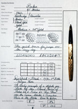 Load image into Gallery viewer, Z-Parker 65 in Stratus Cloud Gold - Medium Point 14k Gold Nib