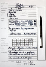 Load image into Gallery viewer, Z-Parker 25 Mk IV - Blue Trim - Broad Italic Nib