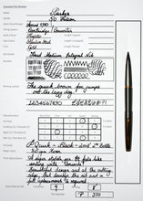 Load image into Gallery viewer, Z-Parker 50 (aka The Falcon) - Flighter with Gold Trim - Medium Point Nib