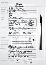 Load image into Gallery viewer, Z-Parker 88/Rialto - Silver Flute with Gold Trim - Medium Point Nib