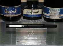 Load image into Gallery viewer, Z-Parker 25 Mk III - Epoxy Resin Matt Black with Black Trim - Medium Point Nib