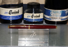 Load image into Gallery viewer, Z-Parker 75 Burgundy Laque - Medium Point 14k Gold Nib