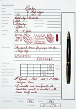 Load image into Gallery viewer, Z-Parker 75 Burgundy Laque - Medium Point 14k Gold Nib