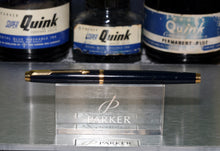 Load image into Gallery viewer, Z-Parker 75 Dark Blue Laque - Extra Fine Point 14k Gold Nib