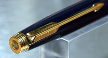 Load image into Gallery viewer, Z-Parker 75 Dark Blue Laque - Extra Fine Point 14k Gold Nib