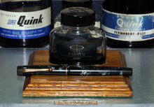 Load image into Gallery viewer, Z-Parker Victory Mk II in Mottled Blue, Grey & Black with 14ct Gold Nib