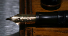 Load image into Gallery viewer, Z-Parker Victory Mk II in Mottled Blue, Grey & Black with 14ct Gold Nib