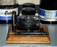 Load image into Gallery viewer, Z-Parker Victory Mk II in Mottled Blue, Grey & Black with 14ct Gold Nib