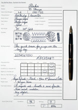 Load image into Gallery viewer, Z-Parker 75 - Thuya with Medium Point 14ct Gold Nib - (P656)