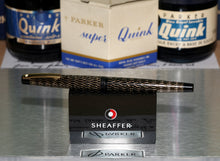 Load image into Gallery viewer, Z-Sheaffer Stylepoint 904 - Black & Gold (Paisley) with 14ct Gold Nib - (P692)