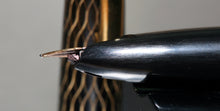 Load image into Gallery viewer, Z-Sheaffer Stylepoint 904 - Black & Gold (Paisley) with 14ct Gold Nib - (P692)