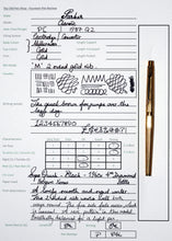 Load image into Gallery viewer, Z-Parker Classic - Milleraies with M - Medium 2-Sided Gold Nib - (P846)