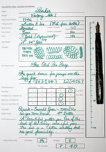 Load image into Gallery viewer, Z-Parker Victory Mark I - Green Striated with "N" 14ct Gold Nib - (P419)