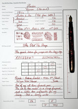 Load image into Gallery viewer, Z-Parker Televisor - Striated Red with Parker No.27 USA 14ct Gold Nib - (P743)