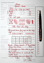 Load image into Gallery viewer, Z-Parker Televisor Slender - Red Striated with "N" 14ct Gold Nib - (P446)