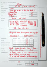 Load image into Gallery viewer, Z-Parker Parkette Deluxe - Mottled Red/Grey with Parkette 14ct Gold Nib - (P924b)