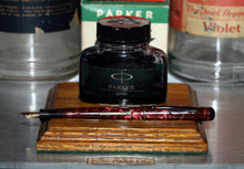 Load image into Gallery viewer, Z-Parker Parkette - Slender Red with No.5 14ct Gold Nib - (P423)
