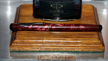Load image into Gallery viewer, Z-Parker Parkette - Slender Red with No.5 14ct Gold Nib - (P423)