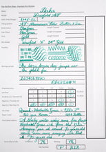 Load image into Gallery viewer, Z-Parker Quink Ink - 2 oz Bottle of Washable Green Ink (90% Full) - 1930s Vintage