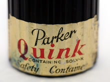 Load image into Gallery viewer, Z-Vintage Quink Ink - 1oz Bottle inside Brown Bakelite Cannister - 1930s Vintage