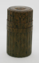 Load image into Gallery viewer, Z-Vintage Quink Ink - 1oz Bottle inside Marbled Green Bakelite Cannister - 1930s Vintage
