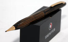 Load image into Gallery viewer, Z-Sheaffer 300 Pencil - Striped Wood Effect with Gold Trim - (P1048)