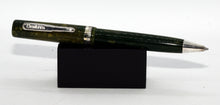 Load image into Gallery viewer, Z-Conklin Glider Ball Point - Green Marbled Effect with Silver Plated Trim - (P1049)