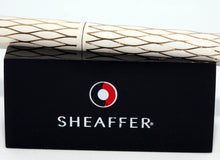 Load image into Gallery viewer, Z-Sheaffer Lady Scripsert - Ivory Tulle with Gold Trim - With Triumph 2 Tone Nib (P1046e)