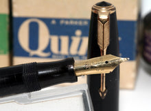 Load image into Gallery viewer, Z-Parker Duofold NS - Black with Duofold "N" 14ct Gold - P1012