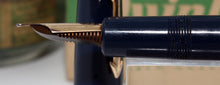 Load image into Gallery viewer, Z-Parker Duofold Maxima - Blue with No. 50 14ct Gold Nib - P0428
