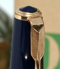 Load image into Gallery viewer, Z-Parker Duofold Maxima - Blue with No. 50 14ct Gold Nib - P0428