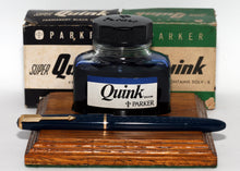 Load image into Gallery viewer, Z-Parker Duofold Junior - Blue with No. 10 14ct Gold Nib - P1061