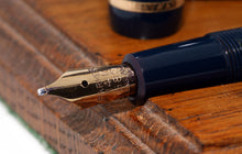Load image into Gallery viewer, Z-Parker Duofold Junior - Blue with No. 10 14ct Gold Nib - P1061
