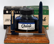 Load image into Gallery viewer, Z-Parker Duofold Junior - Blue with No. 10 14ct Gold Nib - P1061